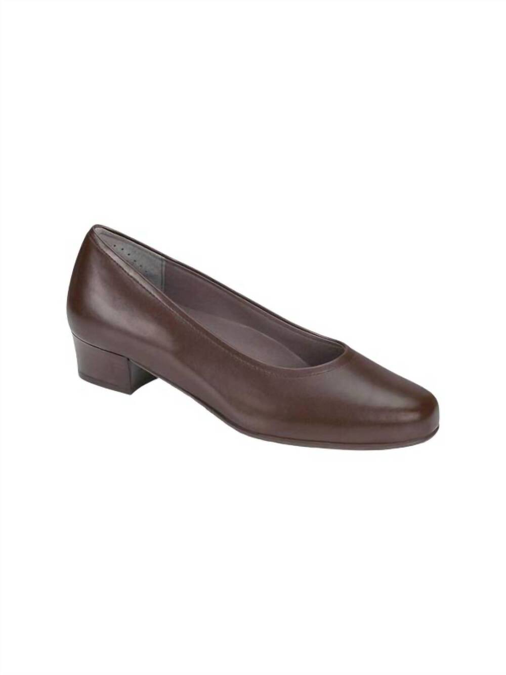 NEW SAS women's regina pump shoes - wide in brown